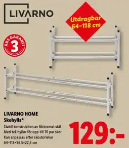 Lidl LIVARNO HOME Skohylla erbjuda