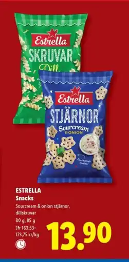 Lidl ESTRELLA Snacks erbjuda