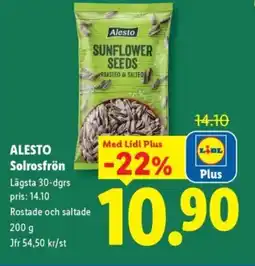 Lidl ALESTO Solrosfrön erbjuda
