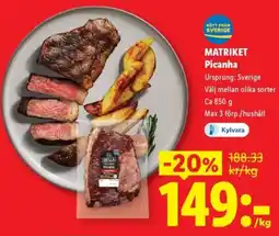 Lidl MATRIKET Picanha erbjuda