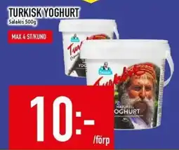 Matdax Salakis Turkisk yoghurt erbjuda