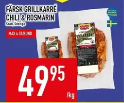Matdax Scan Färsk grillkarre chili & rosmarin erbjuda
