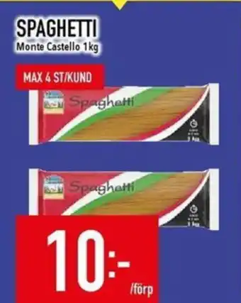 Matdax Monte Castello Spaghetti erbjuda