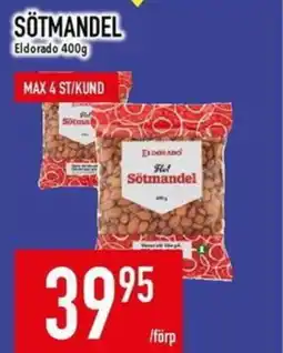 Matdax Eldorado Sötmandel erbjuda
