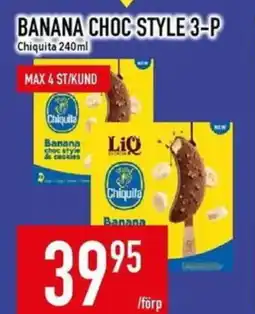 Matdax Chiquita Banana choc style 3-p erbjuda