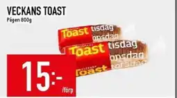 Matdax Pågen Veckans toast erbjuda