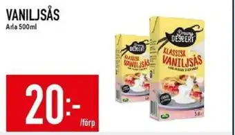 Matdax Arla Vaniljsås erbjuda