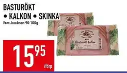 Matdax Basturökt • Kalkon • Skinka erbjuda