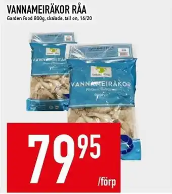 Matdax Vannameiräkor råa erbjuda