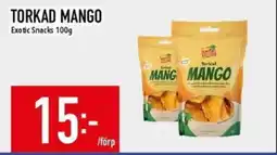 Matdax Exotic Snacks Torkad mango erbjuda