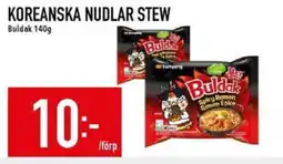 Matdax Buldak Koreanska nudlar stew erbjuda