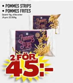 Matdax Garant Pommes strips • pommes frites erbjuda