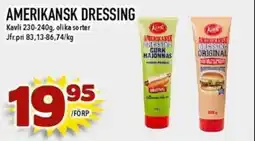 Matdax Kavli Amerikansk dressing erbjuda