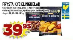 Matdax Guldfågeln Frysta kycklingdelar erbjuda