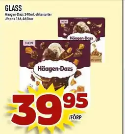 Matdax Häagen-Dazs Glass erbjuda