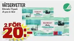 Matdax Eldorado Våtservetter erbjuda
