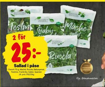 City Gross Sallad i påse erbjuda