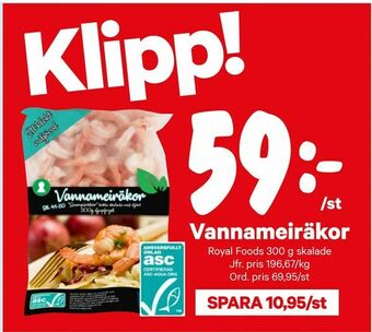 City Gross Vannameiräkor erbjuda
