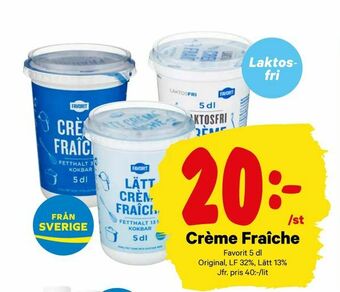 City Gross Crème Fraîche erbjuda