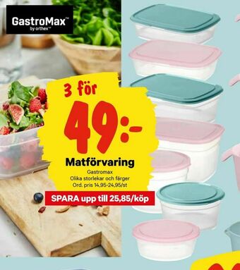 City Gross Matförvaring erbjuda