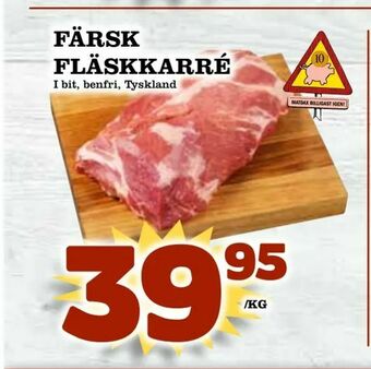 Matdax Färsk fläskkarré erbjuda