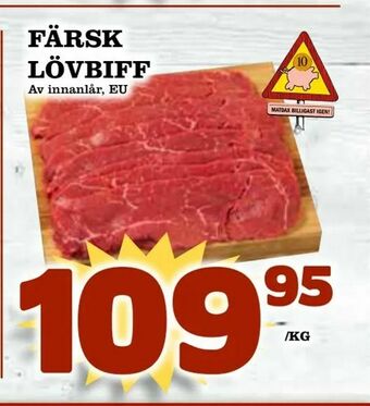 Matdax Färsk lövbiff erbjuda