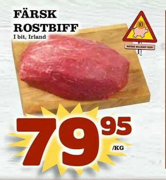 Matdax Färsk rostbiff erbjuda