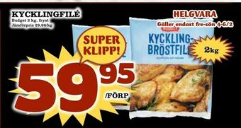 Nya Pulsen Kycklingfilé erbjuda