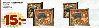 Nya Pulsen Frysta grönsaker erbjuda