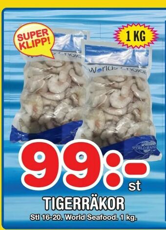 Nya Pulsen Tigerräkor erbjuda