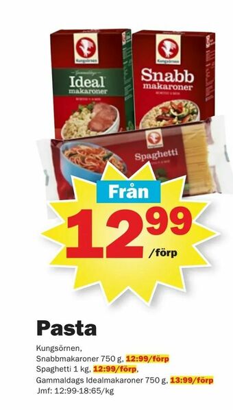 Pekås Pasta erbjuda