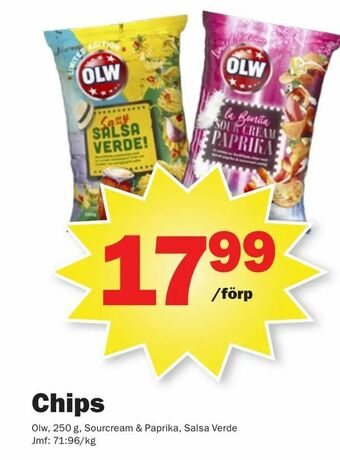 Pekås Chips erbjuda