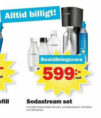Pekås Sodastream set erbjuda