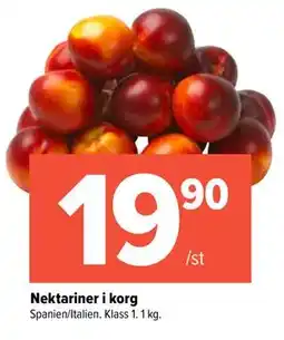 Coop Extra Nektariner i korg erbjuda