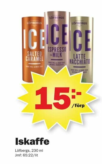 Pekås Iskaffe erbjuda