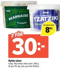 Coop Extra Kylda såser erbjuda
