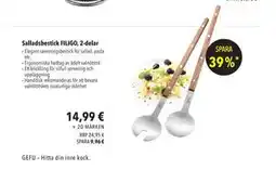 Citti Salladsbestick FILIGO, 2-delar, EUR 14.99 erbjuda