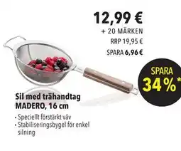 Citti Sil med trähandtag MADERO, 16 cm, EUR 12.99 erbjuda