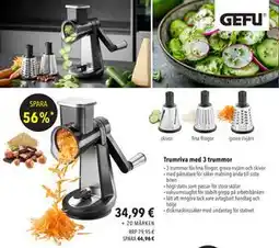 Citti Trumriva med 3 trummor, EUR 34.99 erbjuda