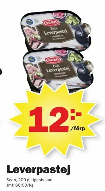 Pekås Leverpastej erbjuda