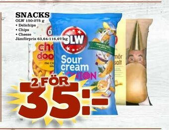 Supergrossen Snacks erbjuda