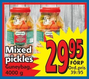 Supergrossen Mixed pickles erbjuda