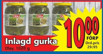 Supergrossen Inlagd gurka erbjuda