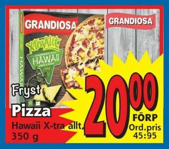Supergrossen Pizza erbjuda