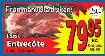 Supergrossen Entrecôte erbjuda