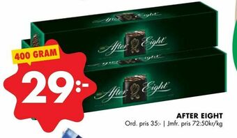 ÖoB After eight erbjuda