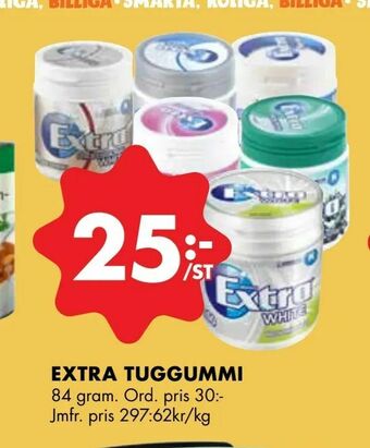 ÖoB Extra tuggummi erbjuda