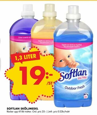 ÖoB Softlan sköljmedel erbjuda