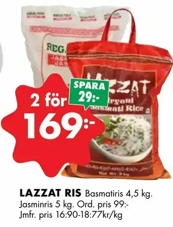 ÖoB LAZZAT RIS erbjuda