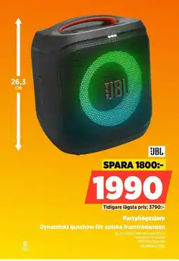 Power Jbl Partyhögtalare Dynamiskt ljusshow för episka framträdanden erbjuda